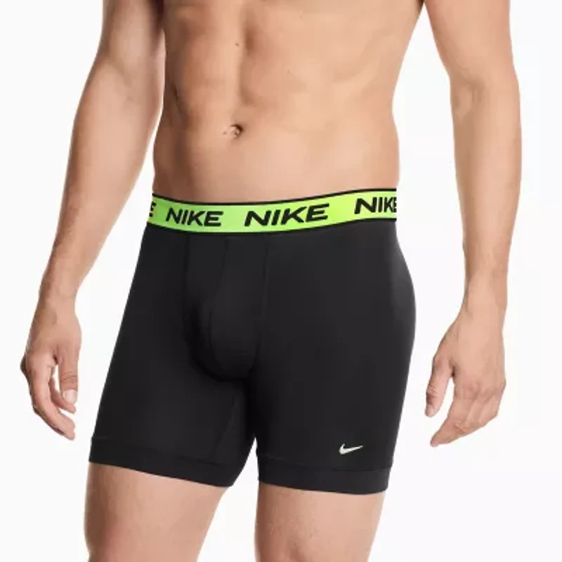 Nike All Day Microfiber Stretch Mens 3 Pack Boxer Briefs Ke1306-001