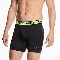 Nike All Day Microfiber Stretch Mens 3 Pack Boxer Briefs Ke1306-001