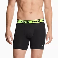 Nike All Day Microfiber Stretch Mens 3 Pack Boxer Briefs Ke1306-001