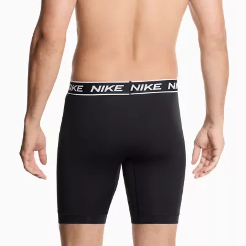 Nike All Day Microfiber Stretch Mens 3 Pack Multi-Pack Fabric Trunks Ke1307-001