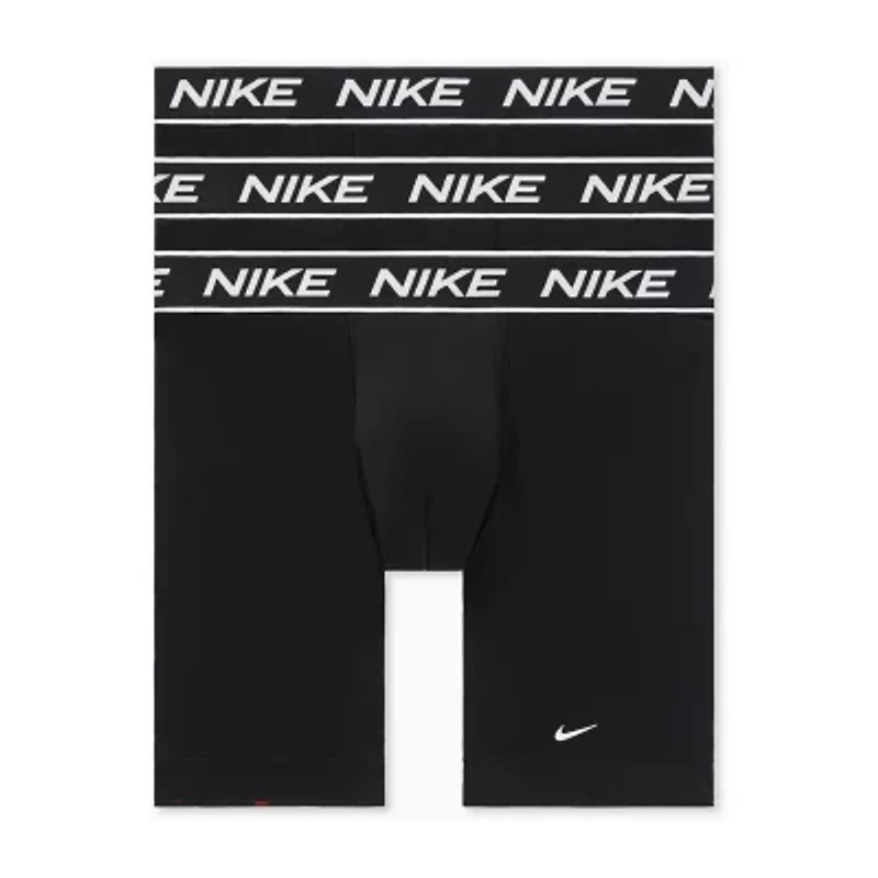 Nike All Day Microfiber Stretch Mens 3 Pack Multi-Pack Fabric Trunks Ke1307-001