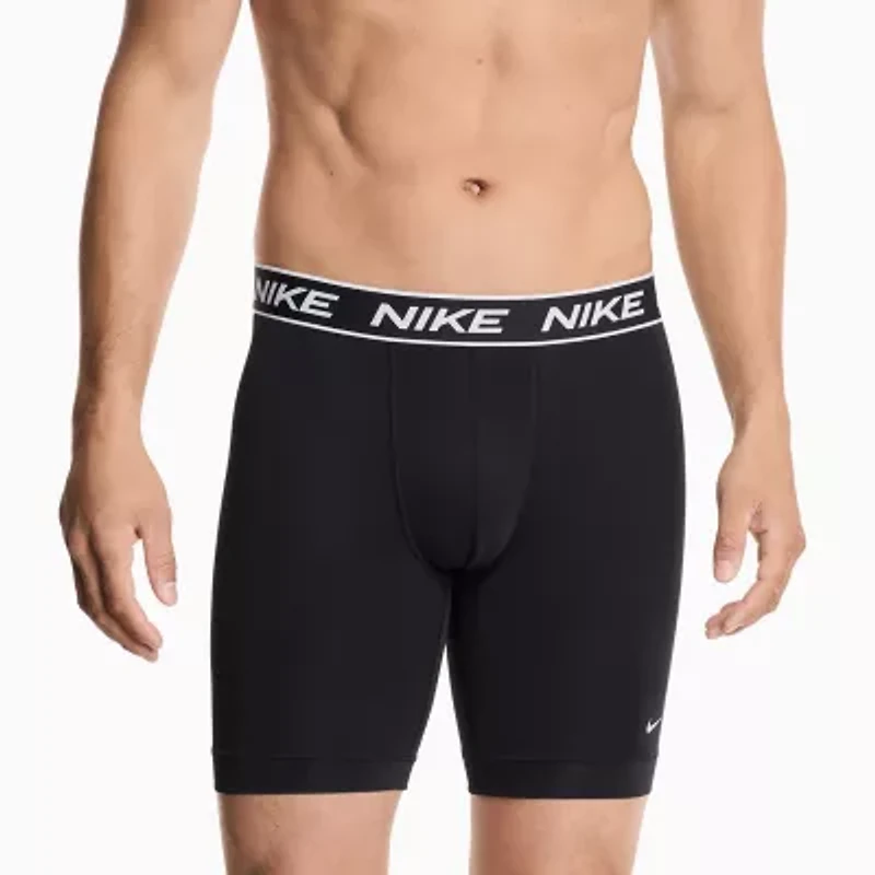 Nike All Day Microfiber Stretch Mens 3 Pack Multi-Pack Fabric Trunks Ke1307-001