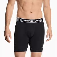 Nike All Day Microfiber Stretch Mens 3 Pack Multi-Pack Fabric Trunks Ke1307-001