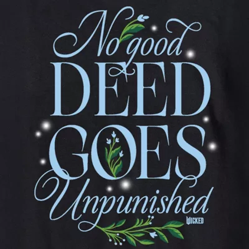 Mens Crew Neck Short Sleeve Wicked Graphic T-Shirt