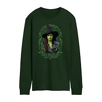 Mens Long Sleeve Regular Fit Wicked Graphic T-Shirt