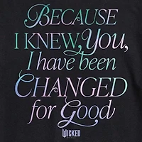 Mens Round Neck Long Sleeve Wicked Graphic T-Shirt