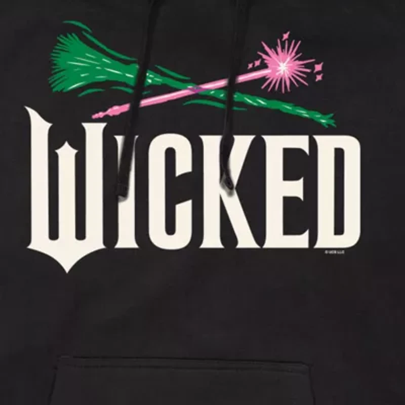 Mens Long Sleeve Regular Fit Wicked Graphic T-Shirt