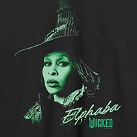 Mens Crew Neck Long Sleeve Wicked Graphic T-Shirt