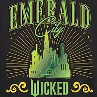 Mens Crew Neck Long Sleeve Regular Fit Wicked Graphic T-Shirt