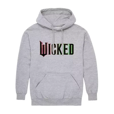 Novelty Mens Hooded Long Sleeve Regular Fit Wicked Graphic T-Shirt