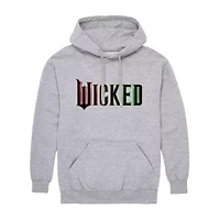 Novelty Mens Hooded Long Sleeve Regular Fit Wicked Graphic T-Shirt