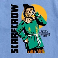 Mens Crew Neck Short Sleeve Regular Fit The Wizard of Oz Graphic T-Shirt