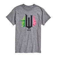 Mens Crew Neck Short Sleeve Regular Fit The Wizard of Oz Graphic T-Shirt