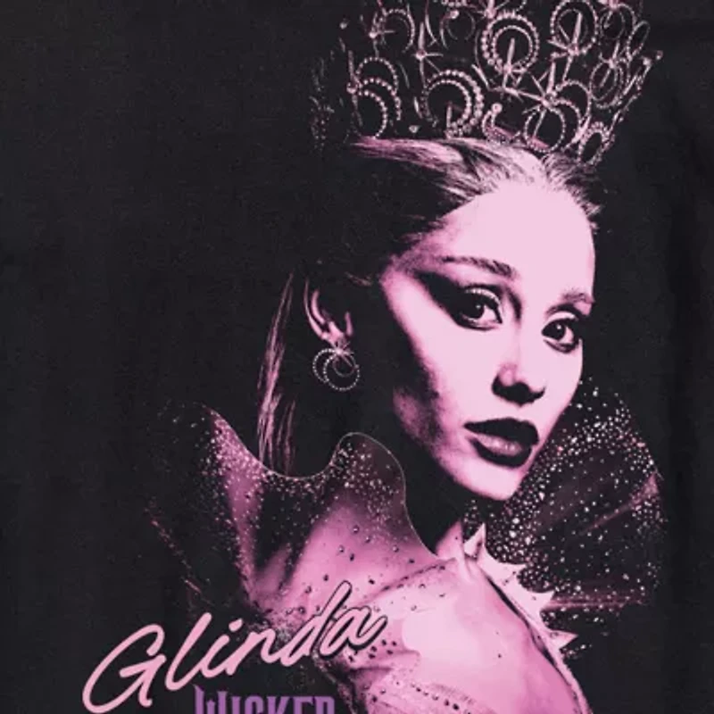 Mens Crew Neck Short Sleeve Regular Fit Wicked Graphic T-Shirt