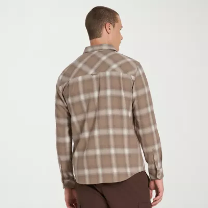 Hurley Mens Long Sleeve Regular Fit Flannel Shirt
