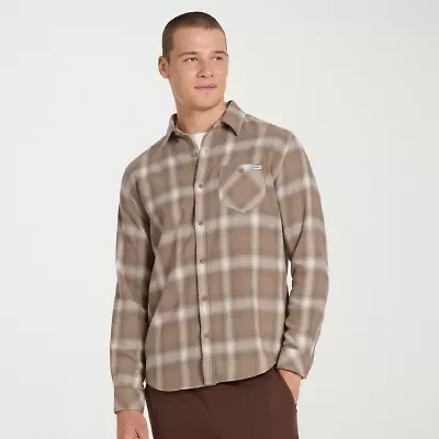 Hurley Mens Long Sleeve Regular Fit Flannel Shirt