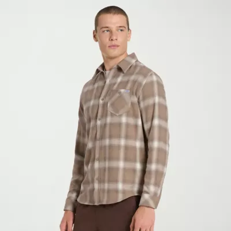 Hurley Mens Long Sleeve Regular Fit Flannel Shirt
