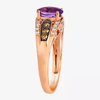 Le Vian® Ring featuring Grape Amethyst™ Chocolate Diamonds® Nude Diamonds™ set in 14K Strawberry Gold®