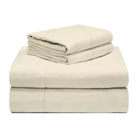 Pointehaven Cotton Soft Feel 190 Gsm Printed Or Solid Hemstitch Deep Pocket Sheet Set