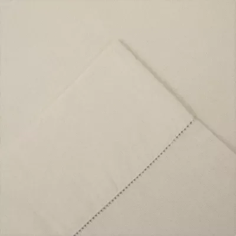 Pointehaven Cotton Soft Feel 190 Gsm Printed Or Solid Hemstitch Deep Pocket Sheet Set