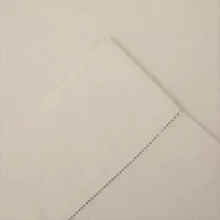 Pointehaven Cotton Soft Feel 190 Gsm Printed Or Solid Hemstitch Deep Pocket Sheet Set