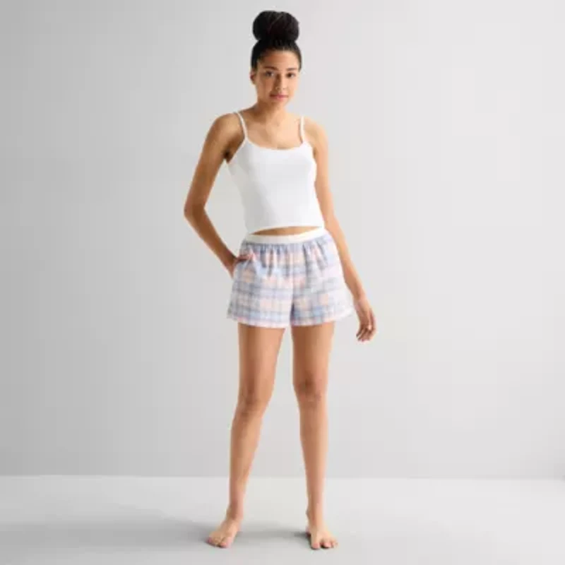 Arizona Womens Juniors Pajama Shorts