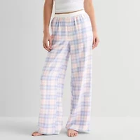 Arizona Womens Juniors Flannel Pajama Pants