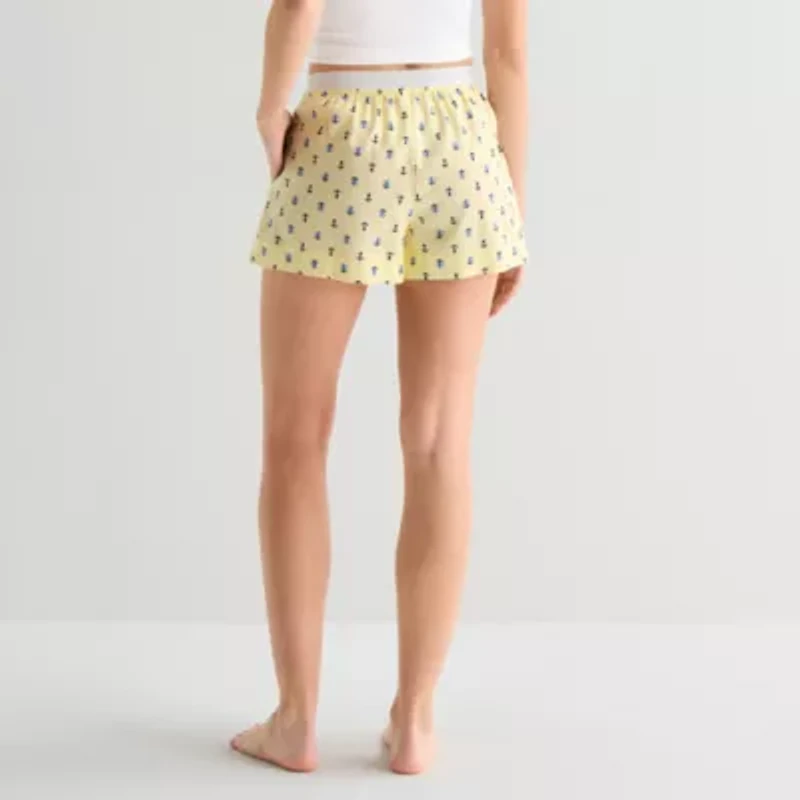 Arizona Womens Juniors Pajama Shorts