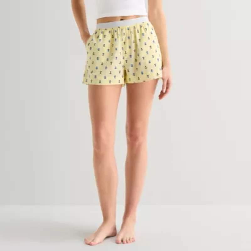 Arizona Womens Juniors Pajama Shorts