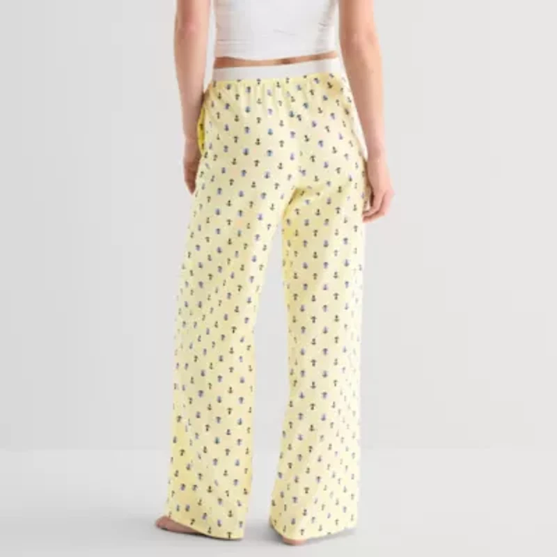 Arizona Womens Juniors Flannel Pajama Pants