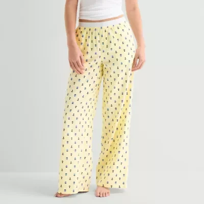 Arizona Womens Juniors Flannel Pajama Pants