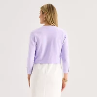 Marc New York Womens 3/4 Sleeve Shrug