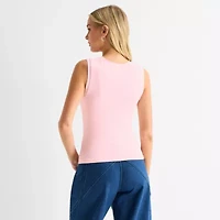 Forever 21 Womens Juniors High Neck Sleeveless T-Shirt