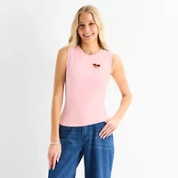 Forever 21 Womens Juniors High Neck Sleeveless T-Shirt