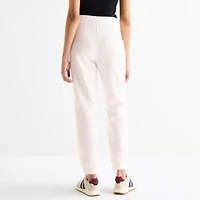 Juicy By Couture Womens Juniors Flare Mid Rise Fleece Jogger Pant