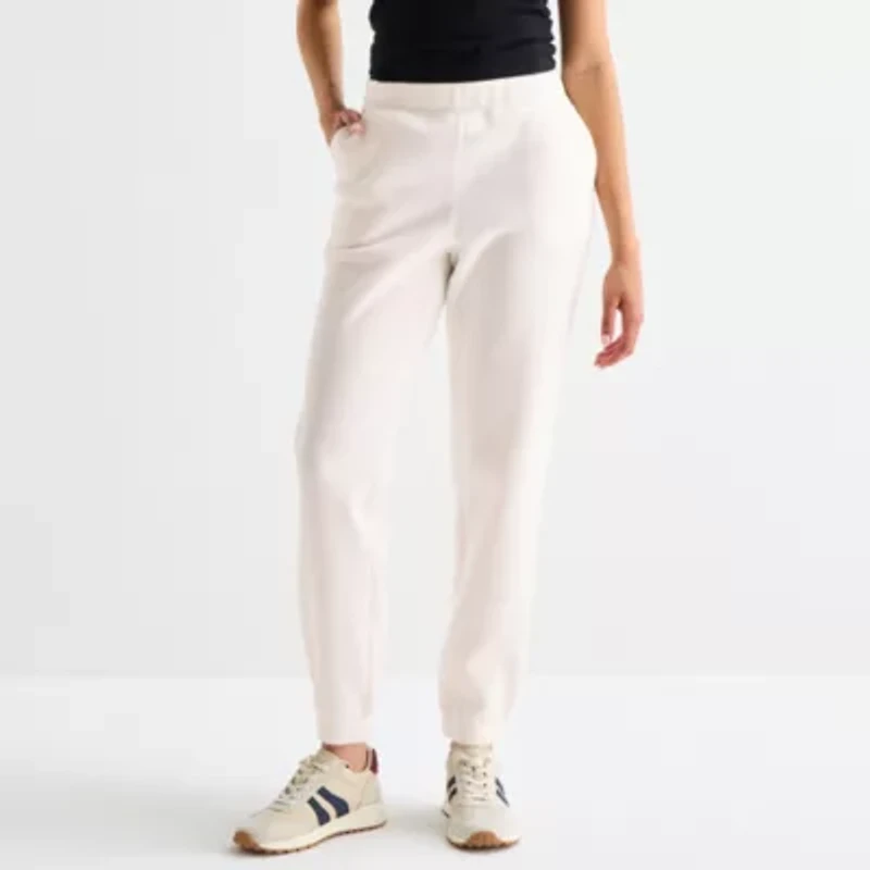 Juicy By Couture Womens Juniors Flare Mid Rise Fleece Jogger Pant