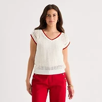 St. John's Bay Womens Crew Neck Sweater Vest
