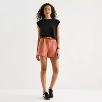 Stylus Womens High Rise Pull-On Short