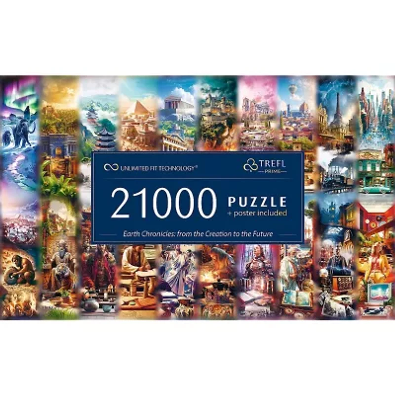 Trefl Prime UFT Earth Chronicles Creation to Future  21000 Piece Puzzle