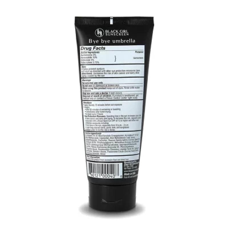 Black Girl Sunscreen Spf 30 Moisturizing Sunscreen Lotion For Face And Body-3 Oz.