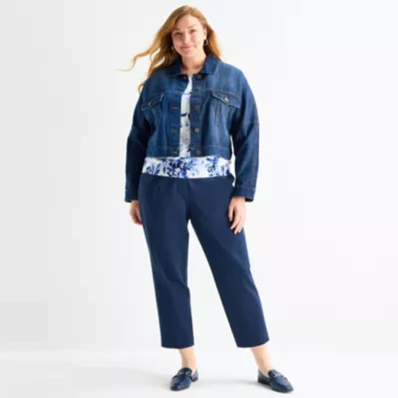 Liz Claiborne Womens Plus Lightweight Jacket