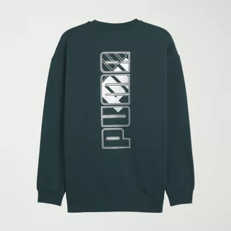 PUMA Mens Crew Neck Long Sleeve Sweatshirt
