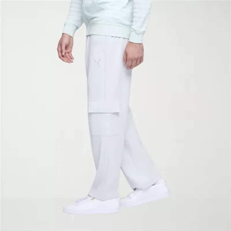 PUMA Mens Stretch Fabric Straight Relaxed Fit Active Cargo Pant
