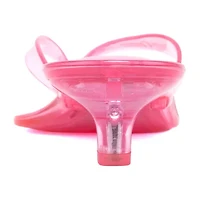 Juicy Couture Womens Jelly Candy Heeled Sandals