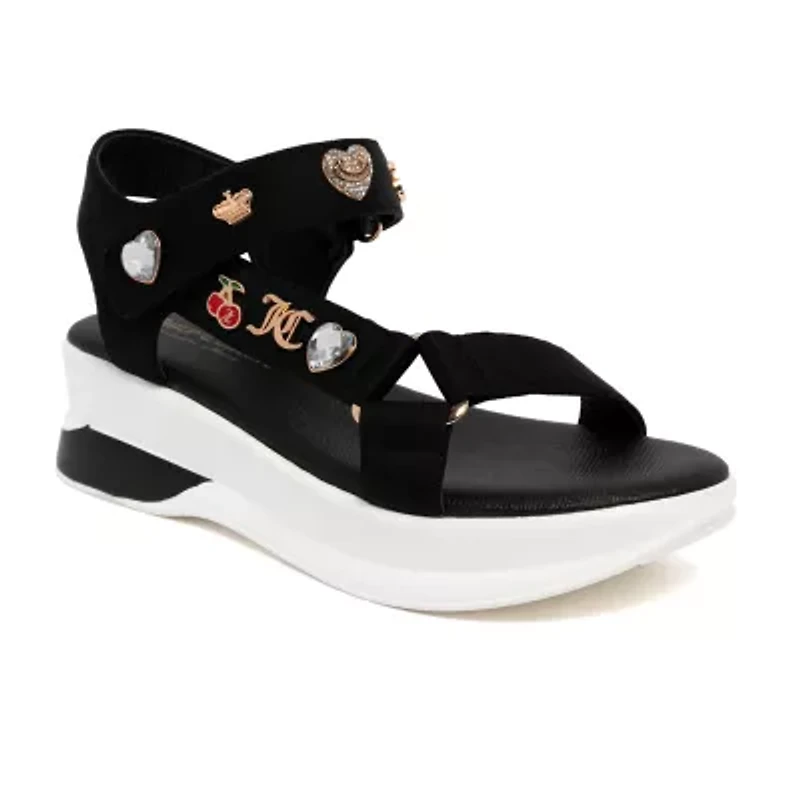 Juicy By Couture Womens Ischia Strap Sandals