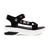 Juicy By Couture Womens Ischia Strap Sandals