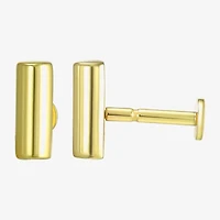 Gold Addiction Womens Cubic Zirconia 10K Gold 3 Pair Earring Set