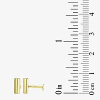 Gold Addiction Womens Cubic Zirconia 10K Gold 3 Pair Earring Set