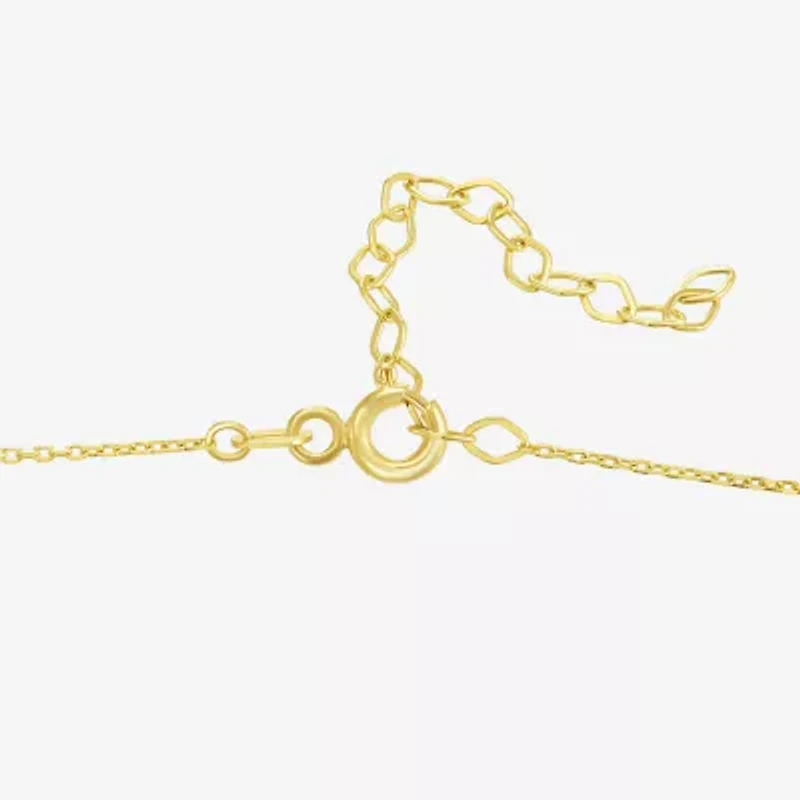 Gold Addiction Womens 10K Gold 16 Inch Cable Chain Necklace