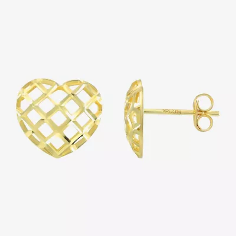 Womens 14K Gold Heart 2-pc. Jewelry Set